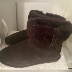 BearPaw Dark Brown Winter Boots